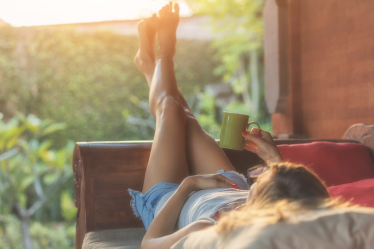 Balkon fot für den Sommer